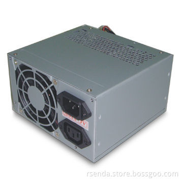 230W Switching Power Supply with 8cm Fan and Short Circuit Protection on All Outputs